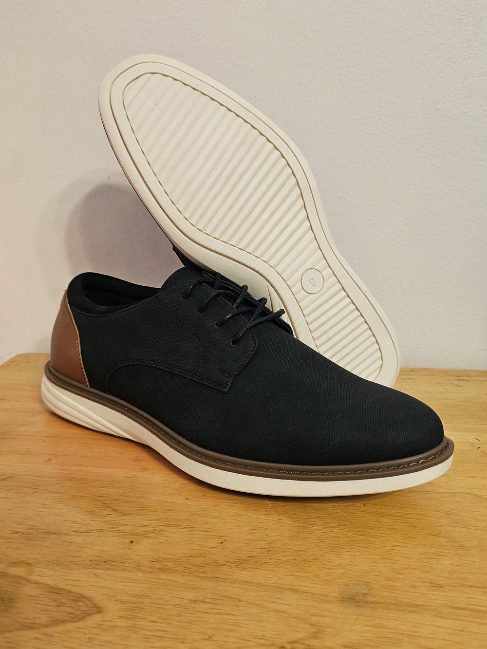 Perry Ellis Oxford Casual Shoes Boulevard Blue Size 9